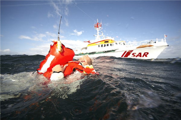 Automatische Rettungsweste inkl. Rettungssender - Secumar Scout