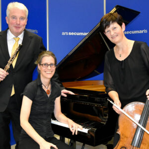 ars secumaris - Die drei Musiker brillierten an ihren Intrumenten, v.l. Solo-Oboist Thomas Rohde, Pianistin Nici Juhl und Cellistin Christiane Reiling © Kirsten Heer, www.kirsten-heer.de